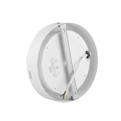 Plafón LED redondo 12W blanco, luz cálida Ø150mm NV2122