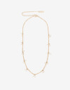 Collares Cortos Perla Collar Corto Metal Perla Sintética - Dorado