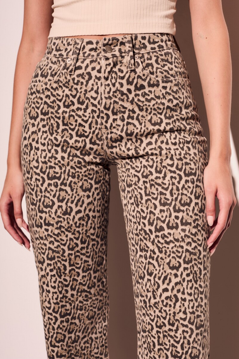 Jean Recto Animal Print Animal Print