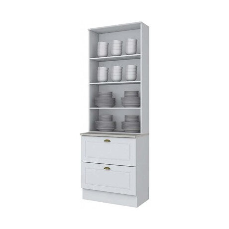 ARMARIO DE COCINA 72 CM MDF BLANCO AMERICANA
