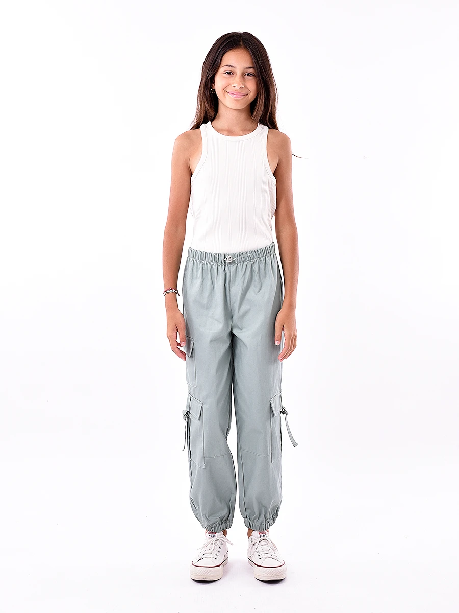 CARGO MILLY - VERDE GRISACEO 