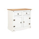 Mueble Estilo Mexicano 2 Puertas 2 Cajones Color BLANCO Mueble Estilo Mexicano 2 Puertas 2 Cajones Color BLANCO