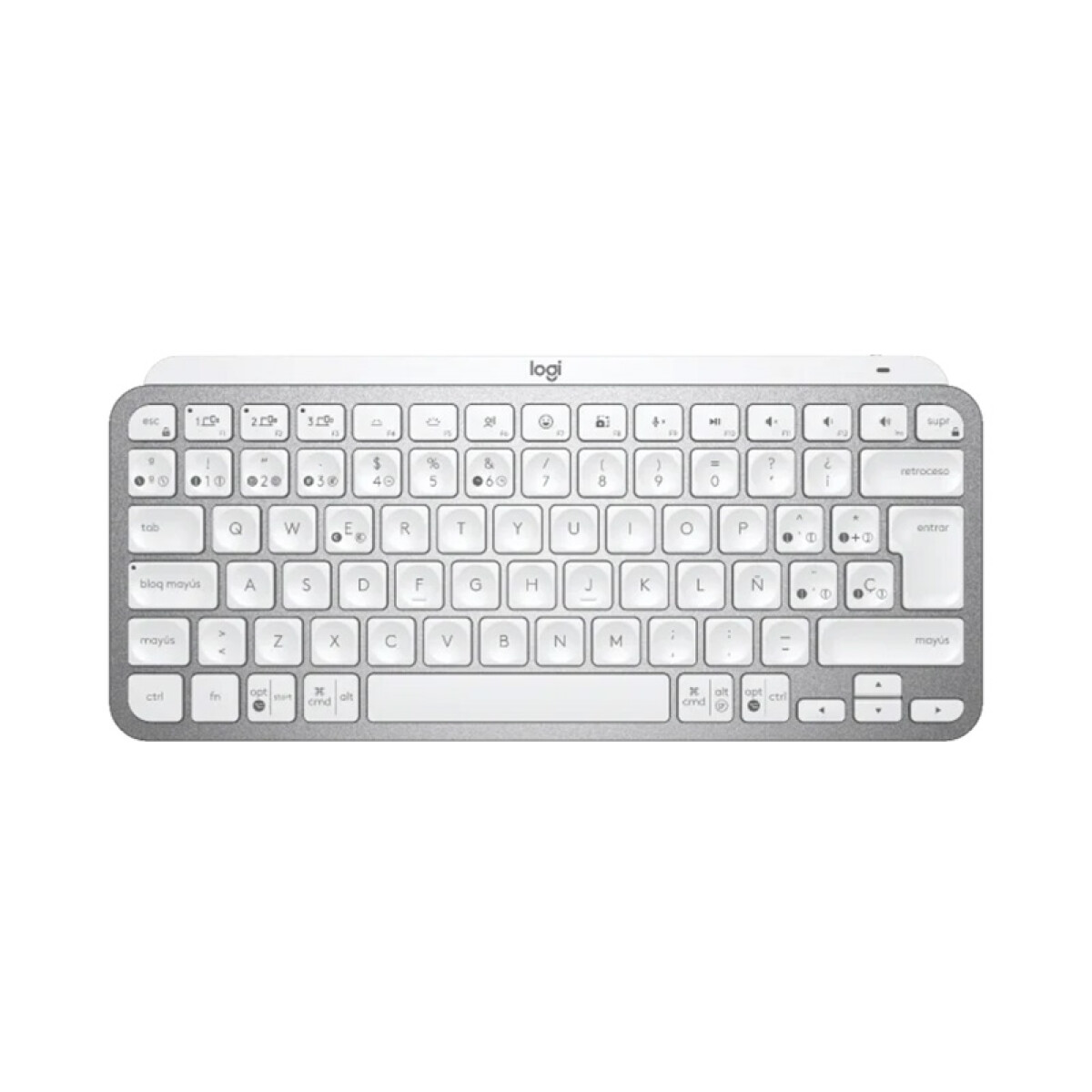 Teclado Inalambrico Logitech Mx Keys Mini Grey 