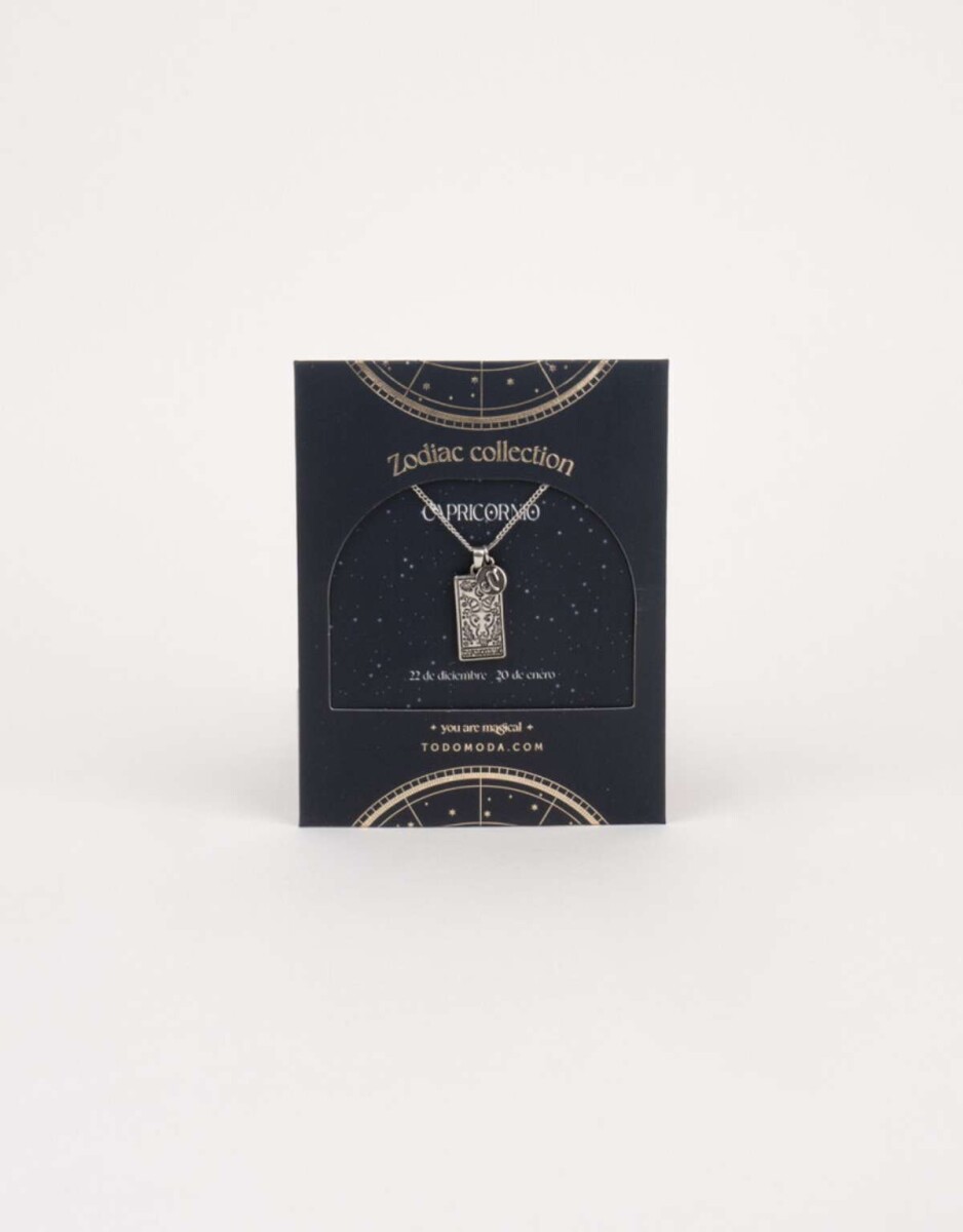 Cadena Con Dije De Zodíaco Cáncer - Plateado 