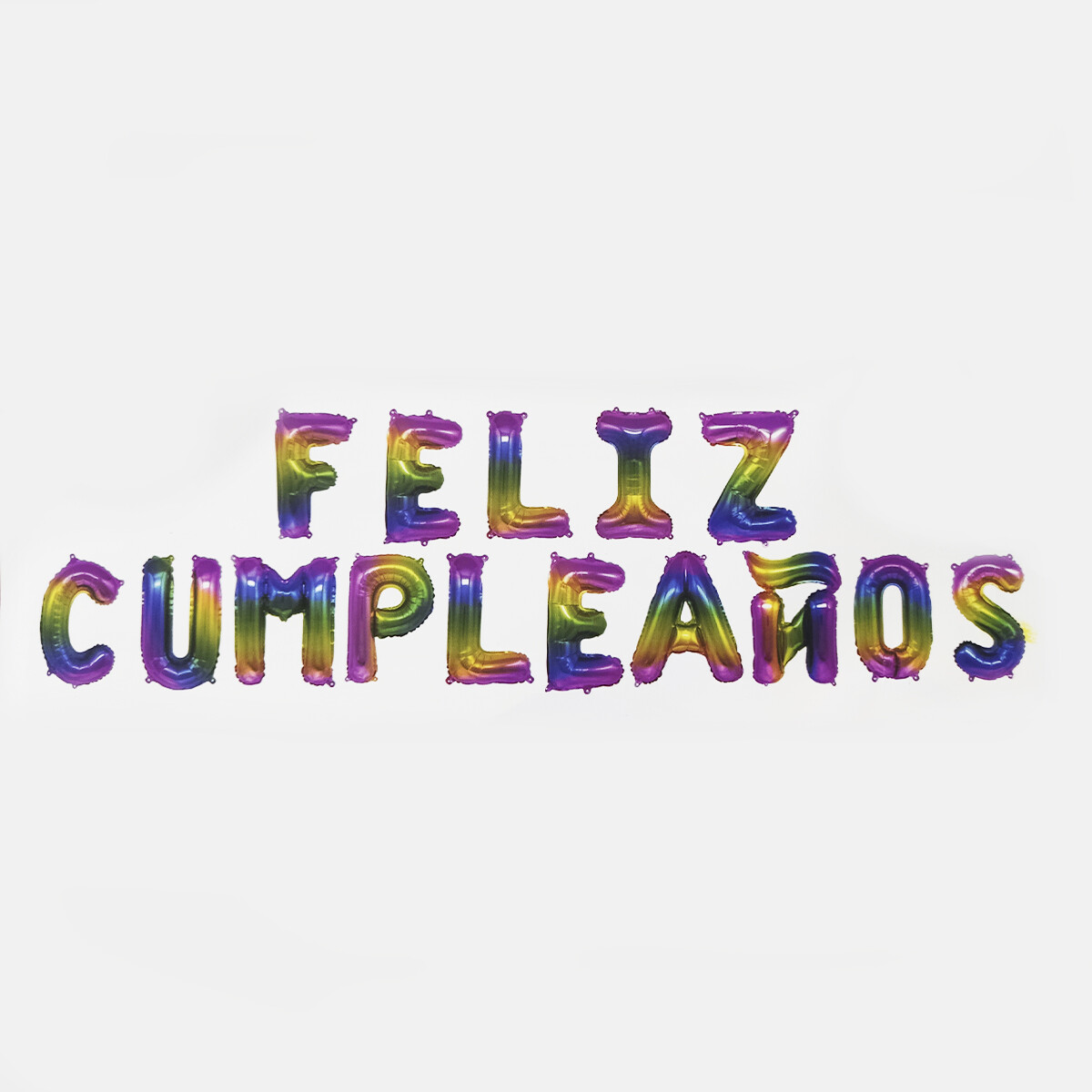 Globo metalizado Feliz Cumpleaños - Multicolor 