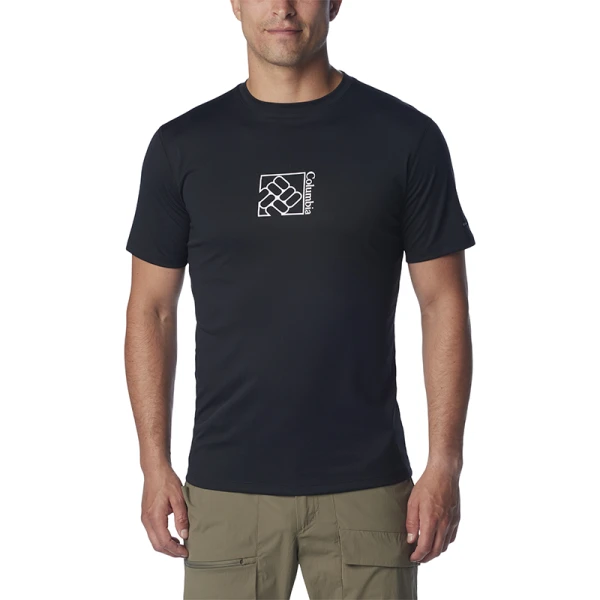 Zero Rules M Grph SS Hombre BLACK OUTLINED