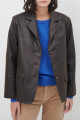 BLAZER CUEROANTE MARRON
