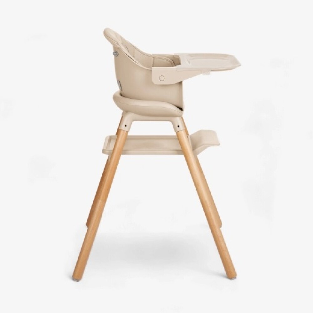 Silla de comer WOODY 6 en 1 KIKKABOO beige Silla de comer WOODY 6 en 1 KIKKABOO beige