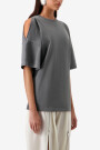 REMERA OPEN SHOULDER Gris