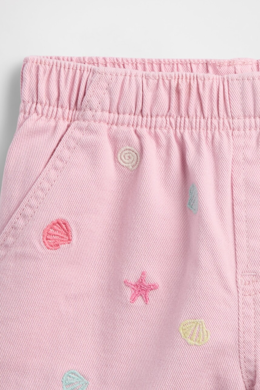 Short De Jean Toddler Niña Rose Mist