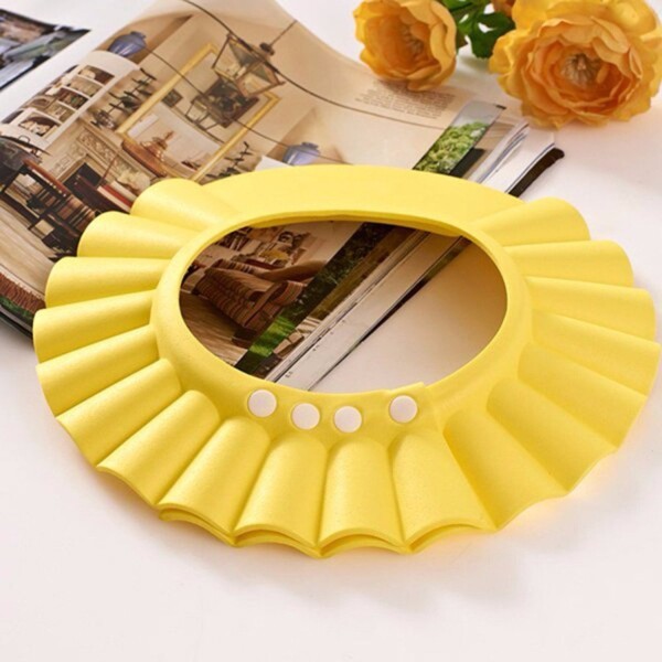 Baño Bebé Plegable + Colchón Baby Splash + Gorra Variante Color Amarillo