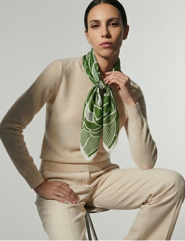 Bandana Flor VERDE/MULTI