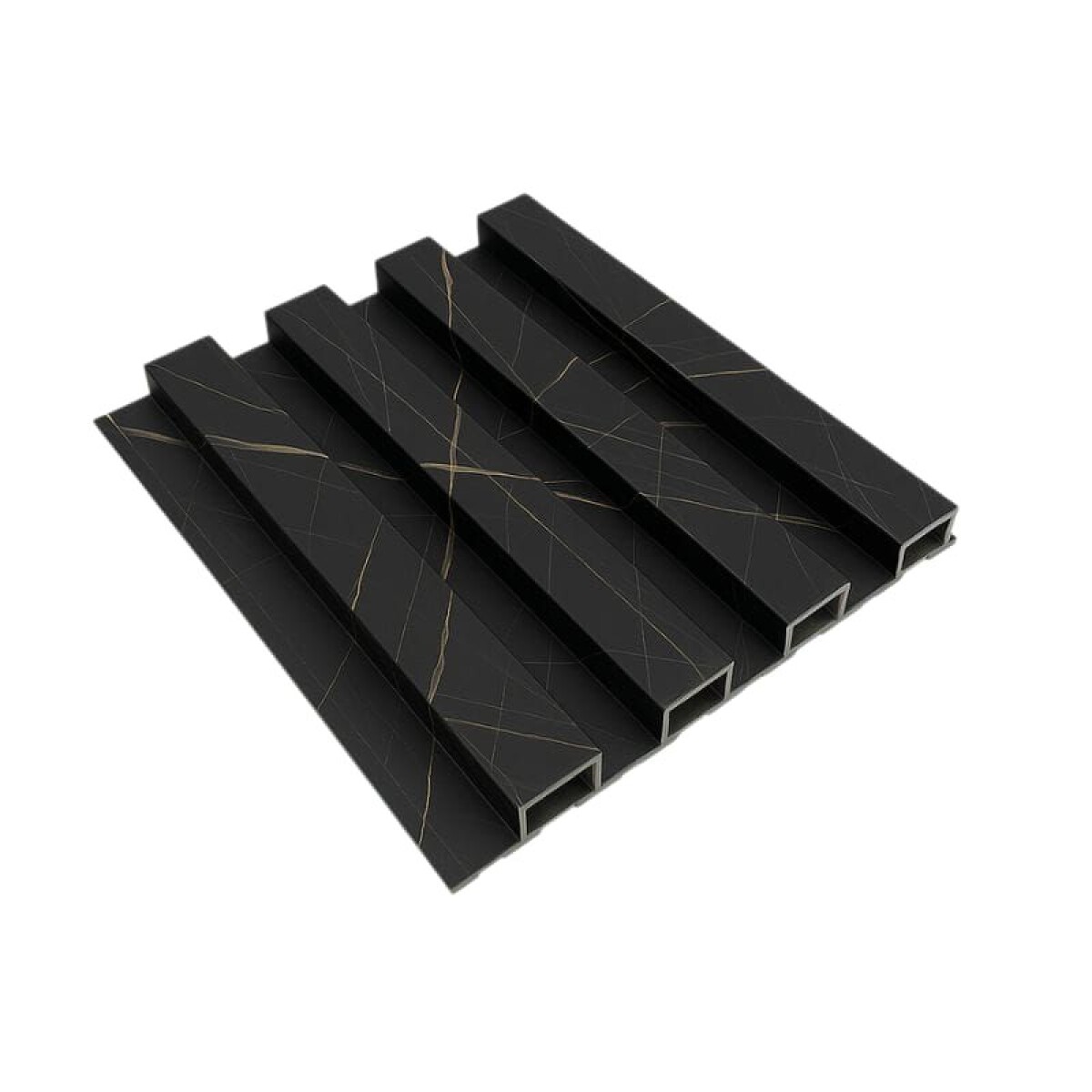 REVESTIMIENTO INTERIOR WPC - PANEL 16 CM X 2.90 MT NEGRO VETEADO 