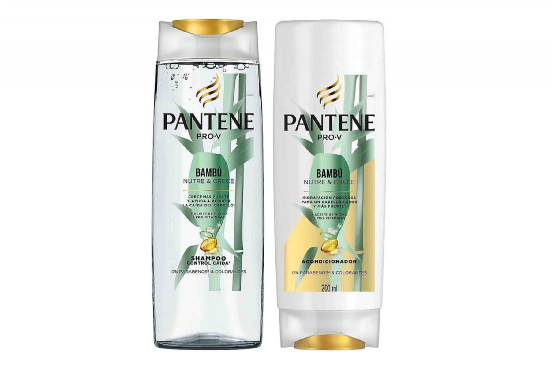 PACK SHAMPOO PANTENE 400 ML BAMBU + ACONDIC 200 ML 
