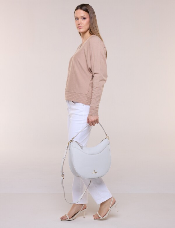 Cartera Carole GRIS CLARO