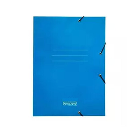 Carpeta Con ElÃÂ¡stico Azul