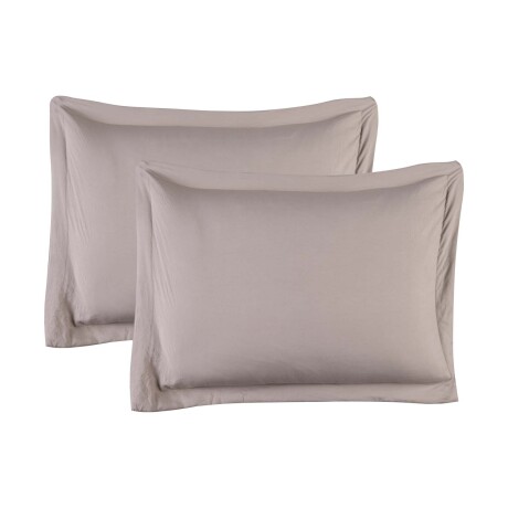 SET 2 FUNDAS DE ALMOHADA POLIESTER PREWASHED