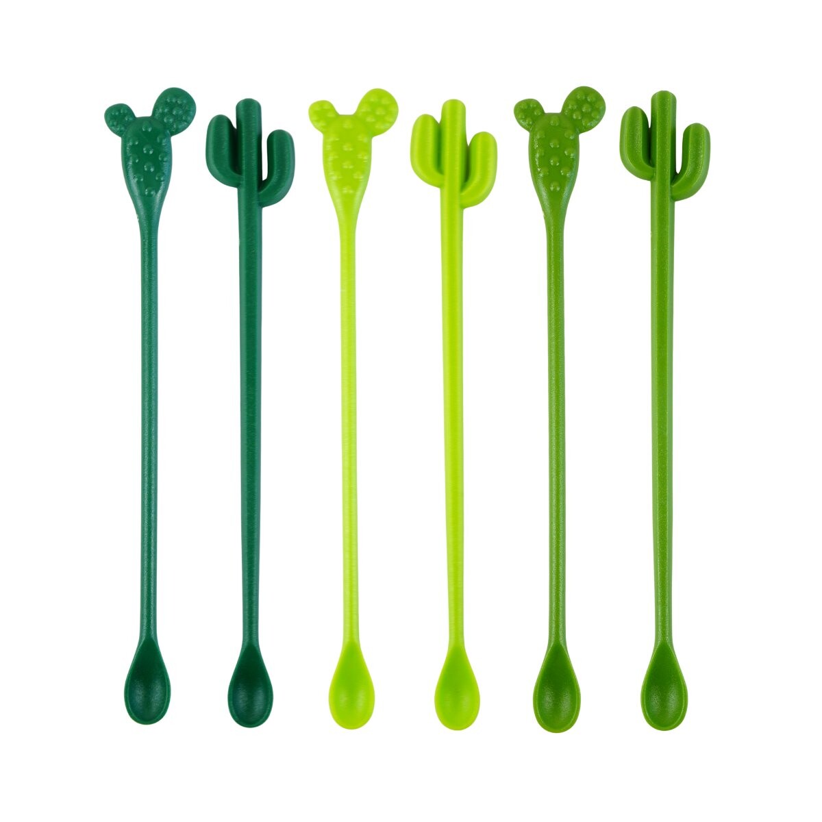 Batidor para tragos x6 cactus 