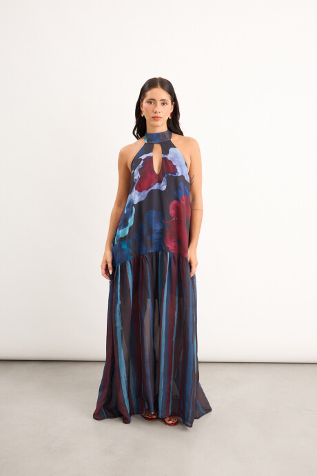 Vestido Halo Azul