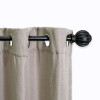 VARA METAL NEGRO P/CORTINA 218-304.8CM Unica