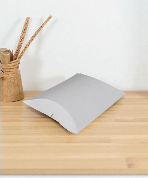 Estuche pillow eco 7x8 cm BLANCO