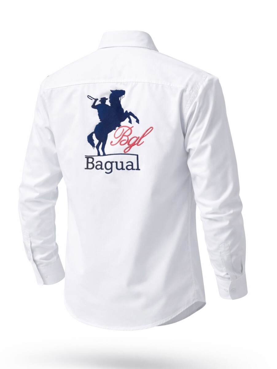 Camisa Criolla Caballero - Bagual Blanca 