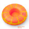 Inflable Posa Vaso Bebida Para Piscina Variedad Diseños Naranja