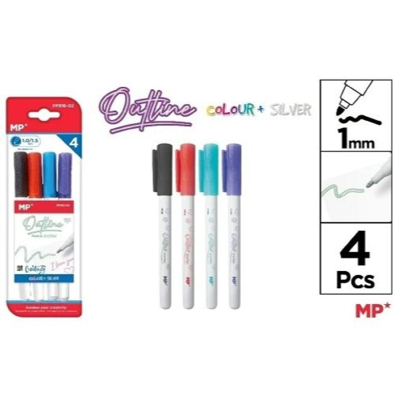 Marcadores outliner Main Paper colores fuertes Marcadores Outliner Main Paper Colores Fuertes