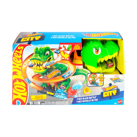 Hot Wheels City Trex Batalla de Fuego 001