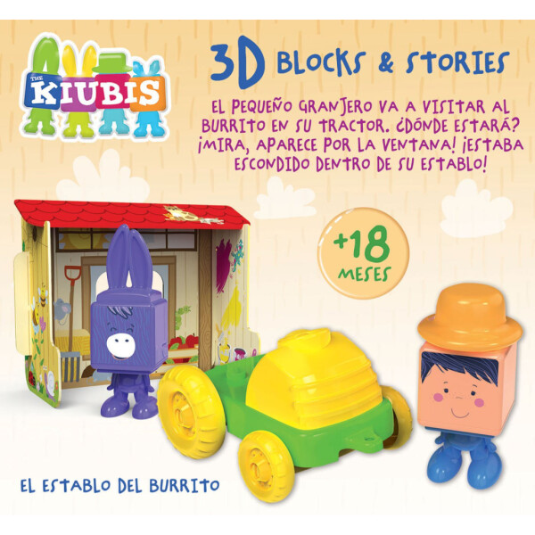 Juego Puzzle 3D Establo Del Burrito Kiubis Bloques Educa Juego Puzzle 3D Establo Del Burrito Kiubis Bloques Educa