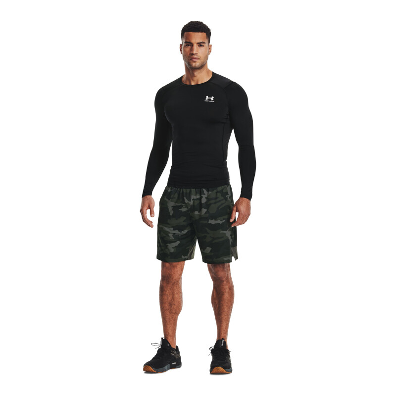 Remera de Hombre Under Armour HeatGear® Long Sleeve Negro