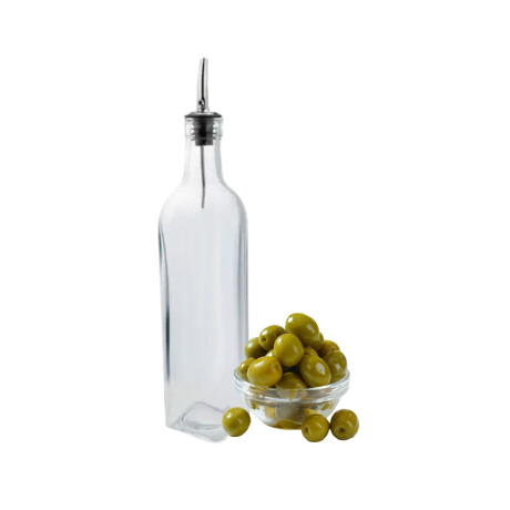Dispensador Cuadrado de Aceite de Vidrio 473 ml Dispensador Cuadrado de Aceite de Vidrio 473 ml