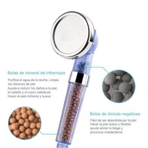 Teléfono de ducha filtro de piedras 3 posiciones Teléfono De Ducha Filtro De Piedras 3 Posiciones