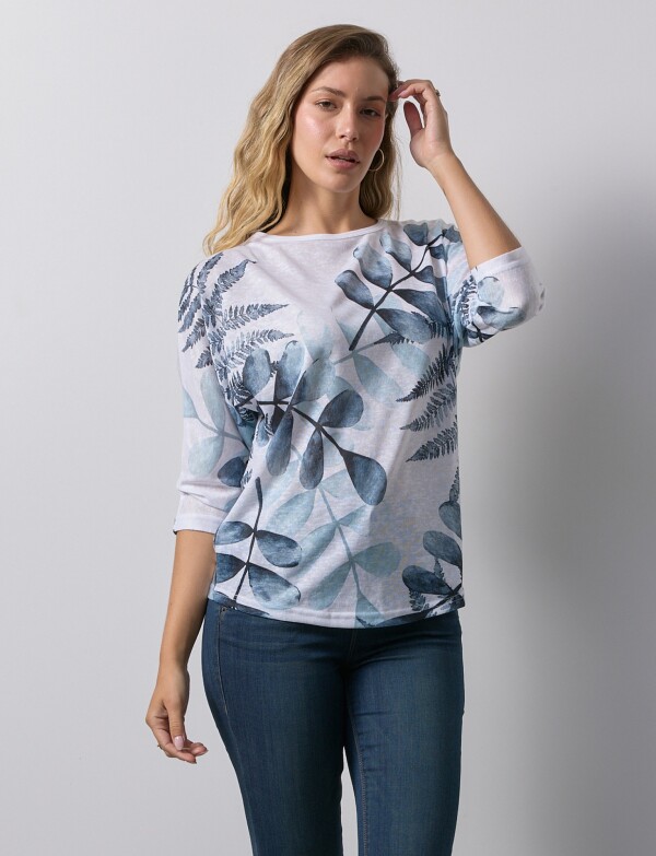 Buzo Print BLANCO/MULTI