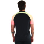 Fila polo masculina classic - negro/impreso de color Negro-Multicolor