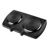 Anafe Eléctrico Punktal 2 Discos 1500w Con Termostato Negro Anafe Eléctrico Punktal 2 Discos 1500w Con Termostato Negro