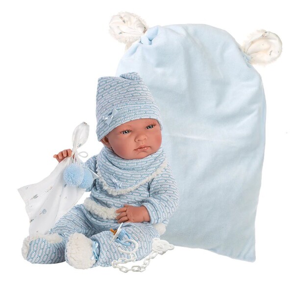 Ropa Bebé Muñeca Llorens 40 cm Conjunto Abrigo + Colchón Variante Modelo Vestido