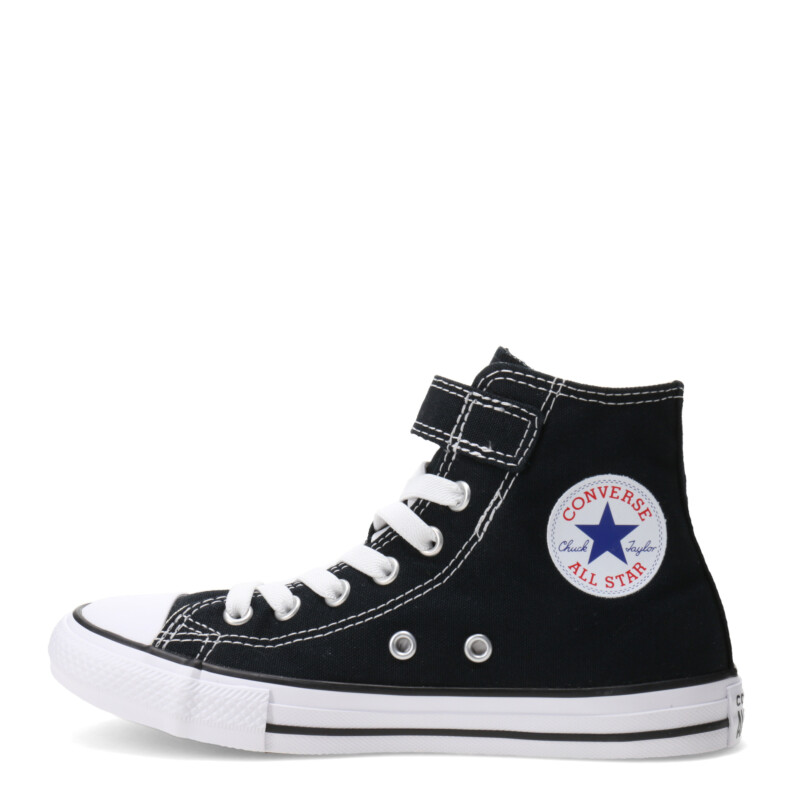 Championes de Niños Converse <br /> Chuck Taylor All Star Easy-On Negro - Blanco