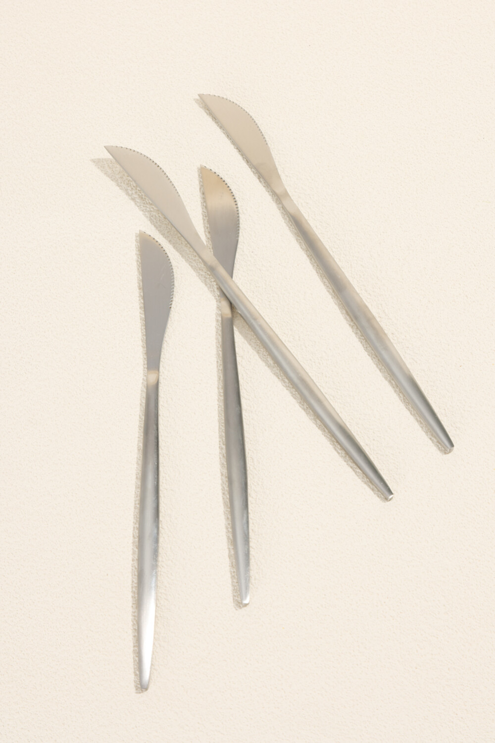 Cuchillo Fiordo, Set 4 Un. Plateado Color Unico