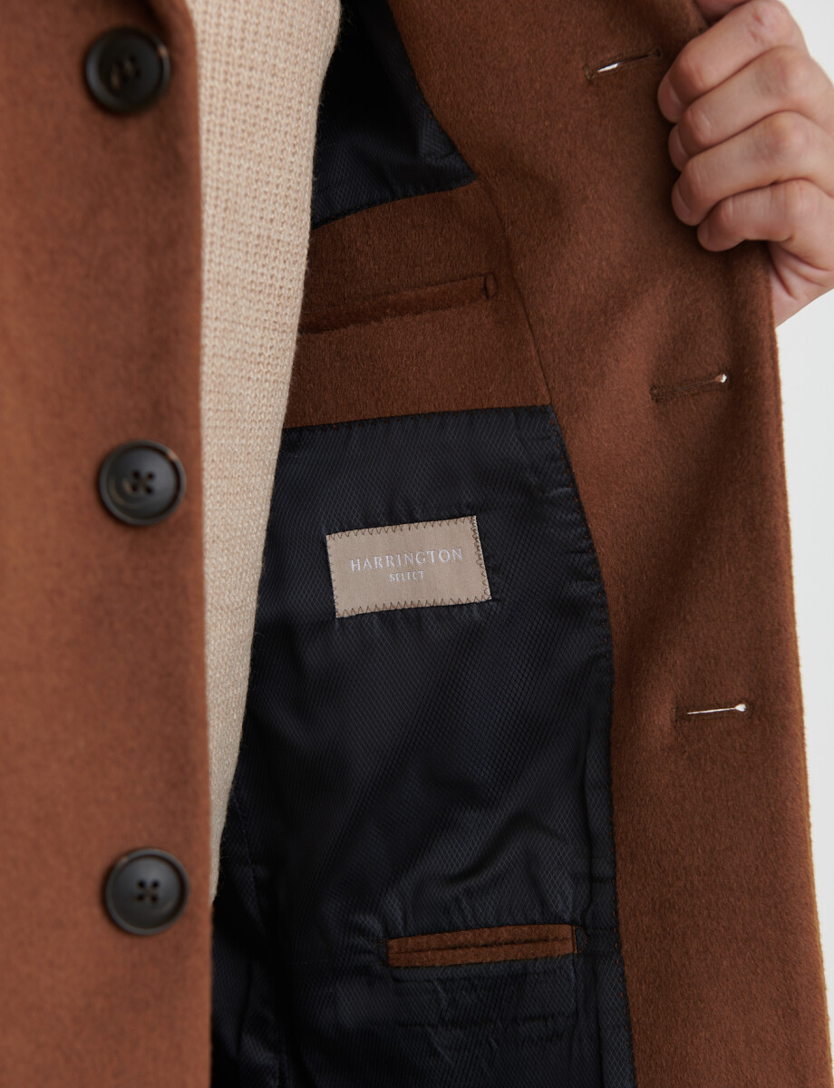 300260 SOBRETODO HARRINGTON LABEL Marron