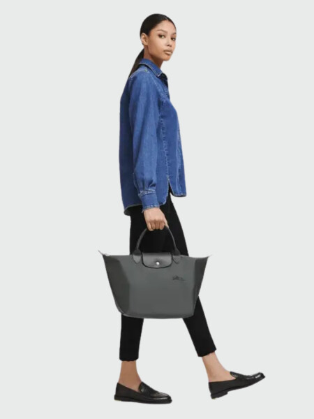Longchamp - LE PLIAGE GREEN M Negro Estampado