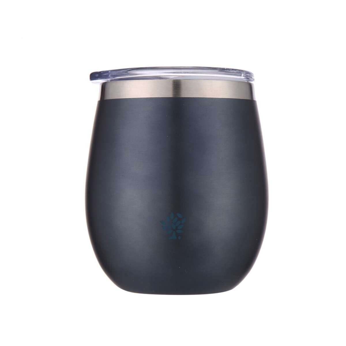 Mate Acero Inox. Con Tapa - Azul Metalizado 