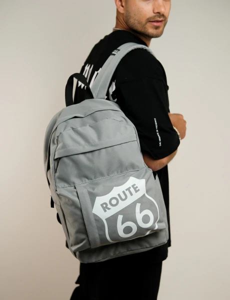 Mochila porta laptop Milo Gris