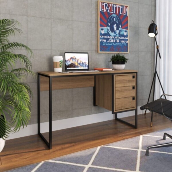 ESCRITORIO TIPO INDUSTRIAL - 3 CAJONES ESCRITORIO TIPO INDUSTRIAL - 3 CAJONES