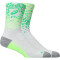 Performance Run Sock Crew Brilliant White/illum. Green/vital Green