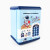Alcancía Infantil Caja Fuerte Juguete Con Sonido Luces Atrix Variante Color Azul
