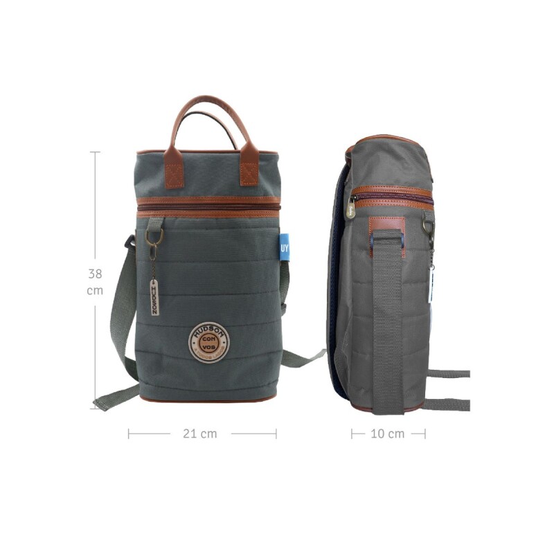 AM01 Matera Tipo Mochila 38cm Hudson - Gris