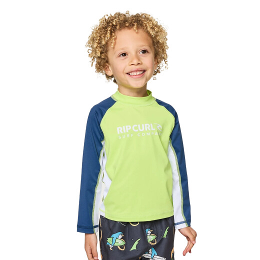 Lycra Rip Curl Shock Upf Niño - Verde Lycra Rip Curl Shock Upf Niño - Verde