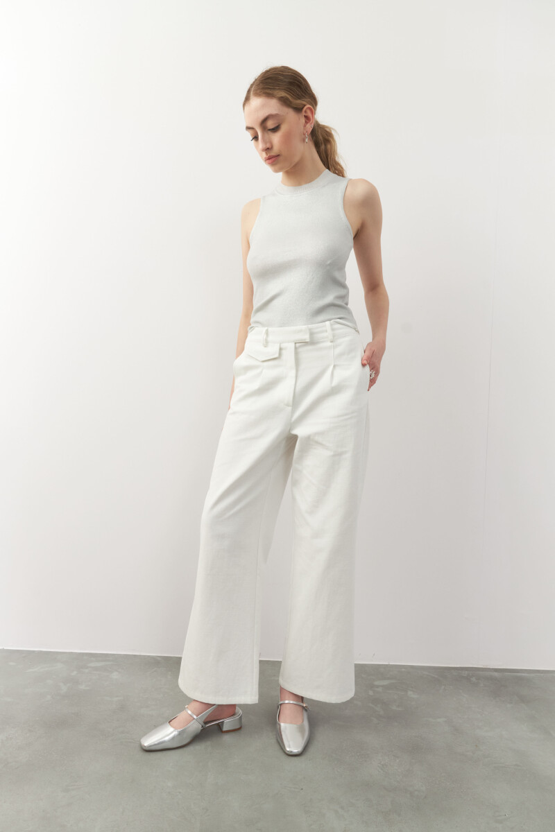 PANTALON YOLAN Blanco