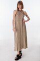 Vestido Ecos Marron